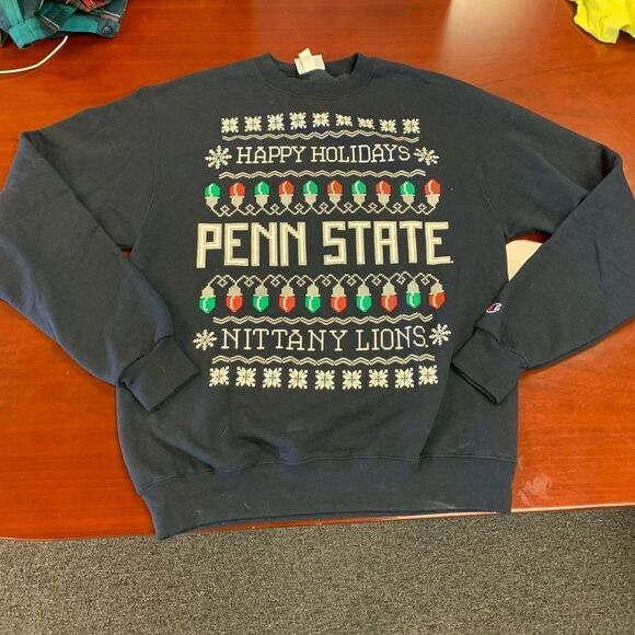Champion Tops - Penn State Champion Happy Holidays Sweatshirt sz M NWOT